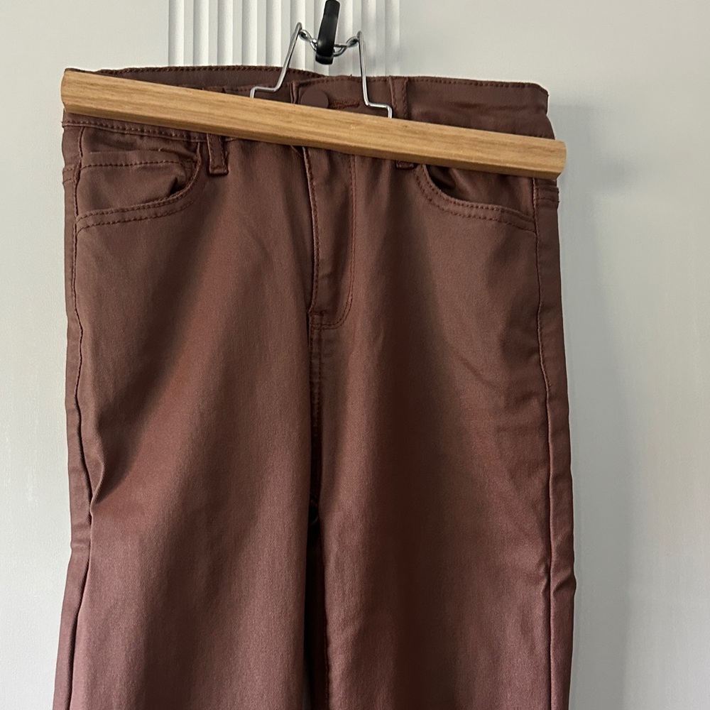 Edikted Brown High-Rise Pants